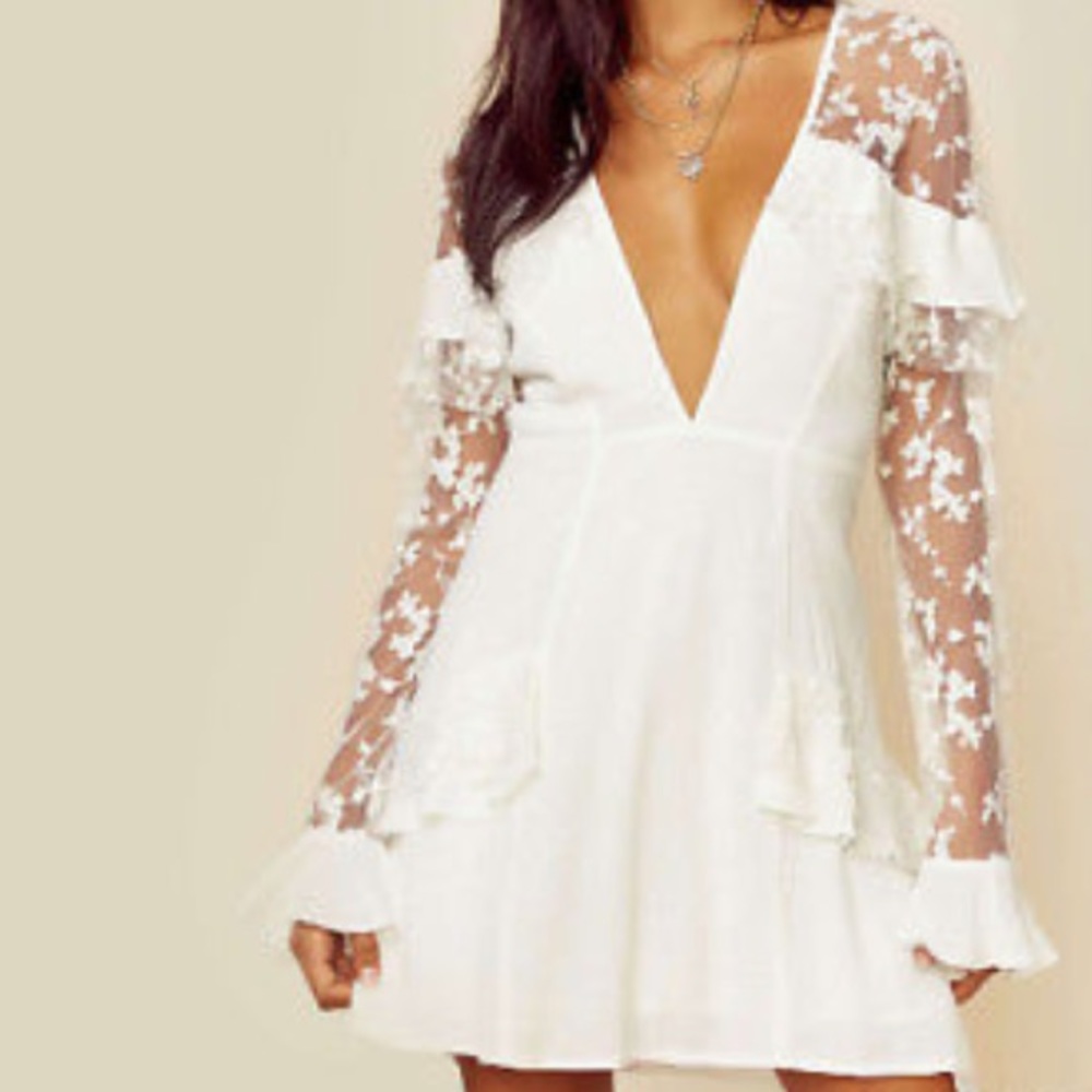For Love and Lemons Rosebud Mini Dress